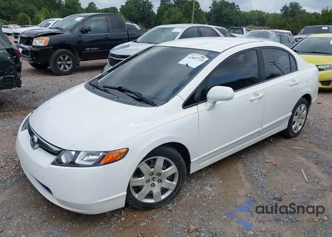 2008 Honda Civic Lx из США, поврежденный, VIN 1HGFA16598L068664
